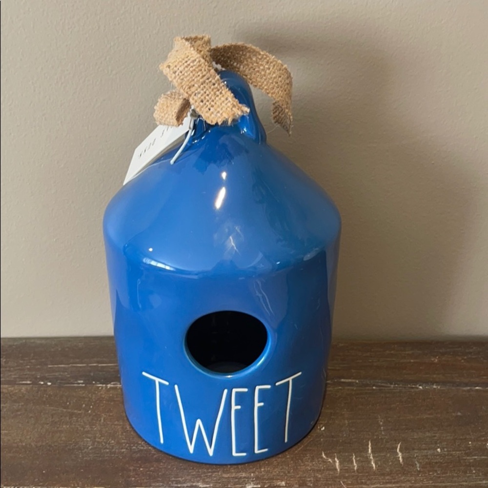 Rae Dunn Round Tweet Birdhouse